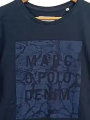 Vorschaubild 2 von Herren T-Shirt Blau XXL Baumwolle Casual Logo-Print