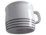 Vorschaubild 1 von Thomas Germany Porzellan Tasse Weiß mit schwarzen Streifen 350ml