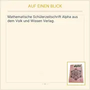Vorschaubild 3 von Alpha Zeitschrift Mathematik Schülerzeitschrift 1986 Ausgabe 6