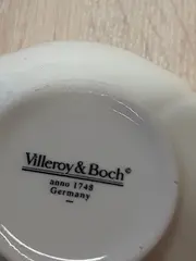 Vorschaubild 4 von Burgenland Tasse Porzellan Rot Blumenmuster Klassisch 9cm