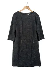 Vorschaubild 1 von Damen Blusenkleid Gr. 40/L Grau Business Elegant