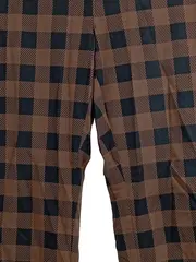 Vorschaubild 2 von Damen Stoffhose Gr. 44 Kariert Braun Casual Hose