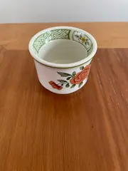 Vorschaubild 4 von Dekoschale Keramik Weiß Blumenmuster 6x4,5cm Klassisch