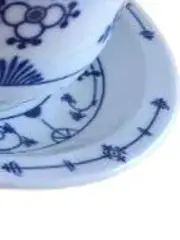 Vorschaubild 4 von Teetasse Indisch Blau Porzellan Blumen Traditionell Weiß 10cm