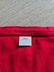 Vorschaubild 4 von Damen T-Shirt Gr. 40/L Rot mit Blumenmuster Casual