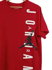 Vorschaubild 2 von Jordan T-Shirt Herren Gr. L Rot Jumpman Logo Vertikal Streetwear