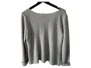 Vorschaubild 3 von Damen Pullover V-Ausschnitt Wolle Beige Gr. L