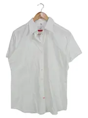 Vorschaubild 1 von Damen Hemdbluse Business Kurzarm Weiß Gr. 42