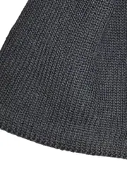 Vorschaubild 2 von Herren Mütze Beanie Outdoor Rippstrick Grau Stickerei