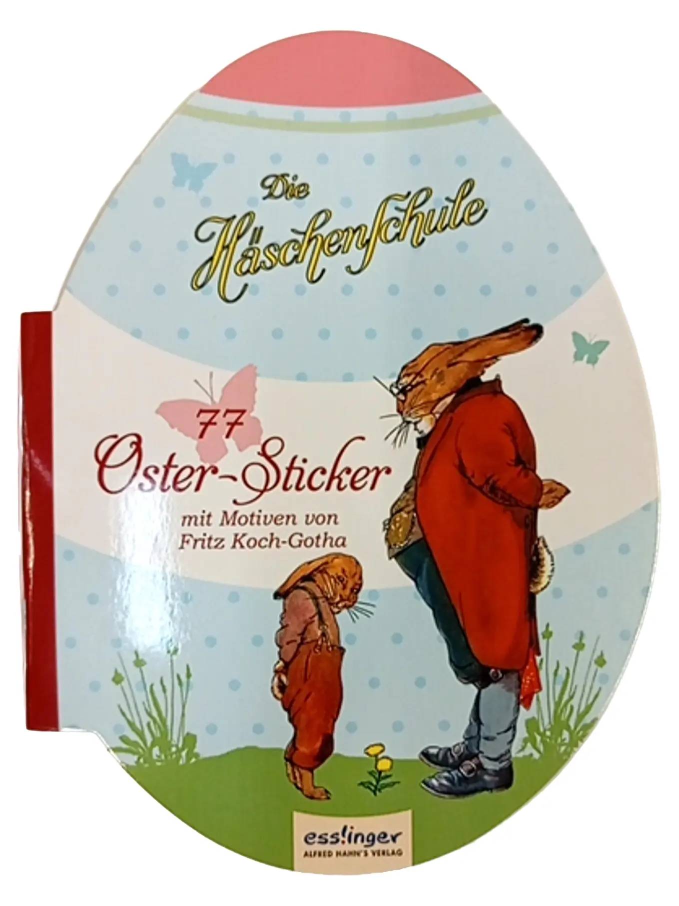 ESSLINGER Stickerbuch Die Häschenschule 77 Oster-Sticker Hasen Ostern Kinder