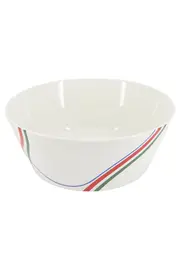 Vorschaubild 1 von Servierschüssel Porzellan Weiß Modern 19.5cm Salatschüssel Schale
