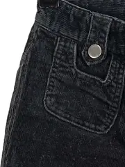 Vorschaubild 5 von Cordhose Mädchen Gr. 134 Schwarz Baumwolle