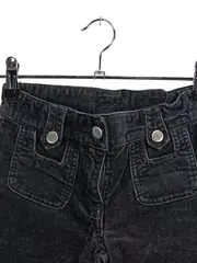 Vorschaubild 4 von Cordhose Mädchen Gr. 134 Schwarz Baumwolle