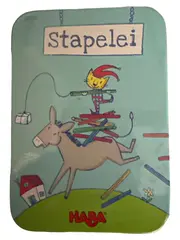 Vorschaubild 1 von Stapelei Geschicklichkeitsspiel Kinder Stapelspiel Esel Katze