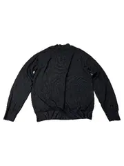 Vorschaubild 3 von Pullover Herren Schwarz Gr. M Basic Stehkragen Baumwolle