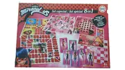 Vorschaubild 1 von Miraculous Brettspiel Set 8in1 Ladybug Cat Noir Kinderspiel ab 4 Jahre