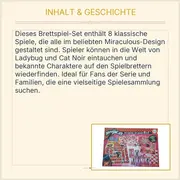 Vorschaubild 4 von Miraculous Brettspiel Set 8in1 Ladybug Cat Noir Kinderspiel ab 4 Jahre