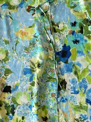 Vorschaubild 4 von Damen Bluse S Mehrfarbig Blumenmuster Romantisch Langarm