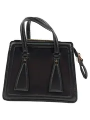 Vorschaubild 1 von Schwarze Henkeltasche Mini Tote Bag Damen Klassisch 20x16cm