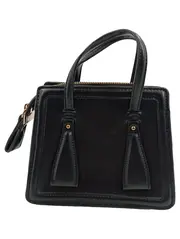 Vorschaubild 2 von Schwarze Henkeltasche Mini Tote Bag Damen Klassisch 20x16cm