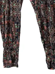 Vorschaubild 7 von Damen Stoffhose Gr. 40 Paisley Boho Viskose Mehrfarbig