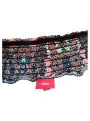 Vorschaubild 3 von Damen Stoffhose Gr. 40 Paisley Boho Viskose Mehrfarbig
