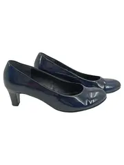 Vorschaubild 1 von Damen Pumps Gr. 39 Blau Elegant Lack Optik