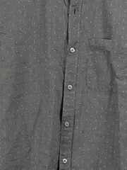 Vorschaubild 3 von Herren Business Hemd Langarm Grau Gepunktet Gr. XL