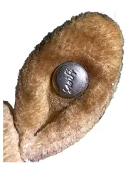 Vorschaubild 3 von Reh Figur Vintage Kuscheltier Beige mit Knopf im Ohr