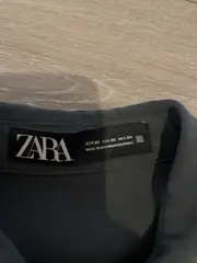 Vorschaubild 6 von Damen Hemdblusenkleid Utility Stil Tunnelzug Grau Gr. XS