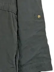 Vorschaubild 5 von Damen Hemdblusenkleid Utility Stil Tunnelzug Grau Gr. XS