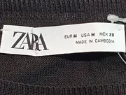 Vorschaubild 3 von Damen Pullover Gr. 38/M Schwarz Basic Viskose Langarm