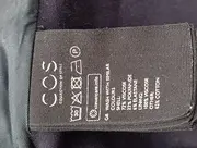 Vorschaubild 4 von Damen Sweatjacke Gr. 36/S Blau Minimalistisch Reißverschluss