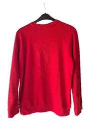 Vorschaubild 2 von Herren Pullover Rot Gr. M Baumwolle Sport