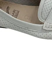 Vorschaubild 3 von Loafer Slipper Damen Leder Lochmuster Weiß Gr. 39 Klassisch Alltag