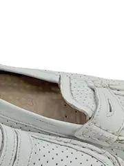 Vorschaubild 4 von Loafer Slipper Damen Leder Lochmuster Weiß Gr. 39 Klassisch Alltag