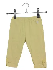Vorschaubild 1 von Mädchen Leggings Gr. 80 Gelb Capri Schleife Baby