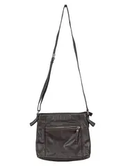 Vorschaubild 1 von Damen Umhängetasche Leder Schwarz Schultertasche Casual