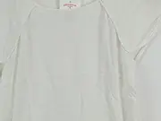 Vorschaubild 4 von Damen Bluse Weiß Gr. 36/S Basic Kurzarm
