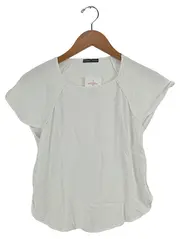 Vorschaubild 1 von Damen Bluse Weiß Gr. 36/S Basic Kurzarm