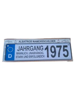ALBATROS Blechschild