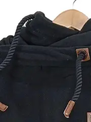 Vorschaubild 2 von Herren Kapuzenpullover Hoodie Gr. L Schwarz Freizeit Casual