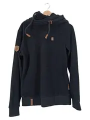 Vorschaubild 1 von Herren Kapuzenpullover Hoodie Gr. L Schwarz Freizeit Casual