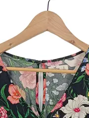 Vorschaubild 3 von Damen Sommerkleid Wickelkleid Gr. 36/S Blumenmuster Casual