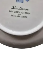 Vorschaubild 6 von Sammelteller 1968 Hund Ruderboot Berge Porzellan Blau