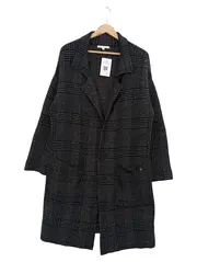 Vorschaubild 1 von Damen Übergangsmantel 36/S Grau Kariert Klassisch Elegant