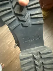 Vorschaubild 6 von Damen Biker Stiefel Gr. 40 Schwarz Leder Nieten Schnallen