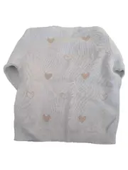 Vorschaubild 3 von Pullover Mädchen Gr. 104/110 Mint Herzmuster Strick