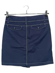 Vorschaubild 2 von Damen Minirock Gr. 36/S Blau Baumwolle Casual Preppy