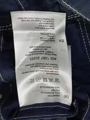 Vorschaubild 4 von Damen Minirock Gr. 36/S Blau Baumwolle Casual Preppy